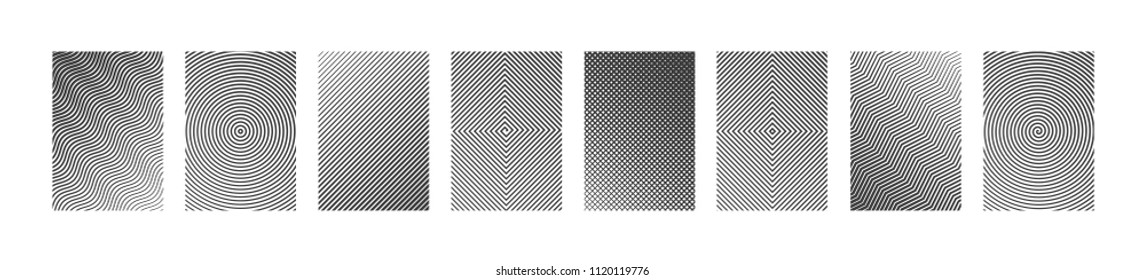 Minimal covers design. halftone gradients. Future geometric patterns. Eps10 vector.