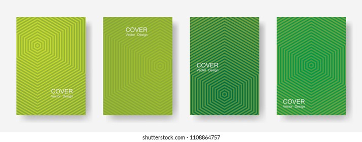 Minimal covers design with hexagon lines. Geometric halftone gradients.  Blank Eps10 vector. Future geometric patterns with hexagons. Halftone lines texture backgrounds design.