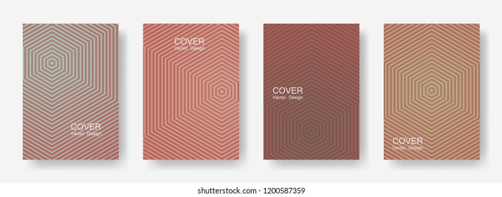 Minimal covers design with hexagon lines. Geometric halftone gradients.  Flyers Eps10 vector. Future geometric patterns with hexagons. Halftone lines texture backgrounds design.