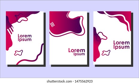 Minimal covers design. Liquid design. Geometric background. Colorful halftone gradients. Future geometric patterns. very suitable for your work project. trend design