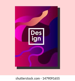 Minimal covers design. Liquid design. Geometric background. Colorful halftone gradients. Future geometric patterns. very suitable for your work project. trend design