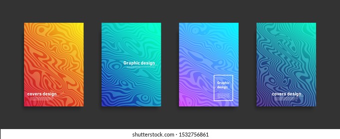 Minimal covers design. Liquid marble pattern design. Future geometric patterns. Eps10 vector.