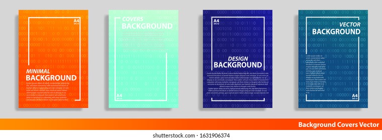 Minimal covers design matrix number colorful design modern geometric background patterns vector illustrator

