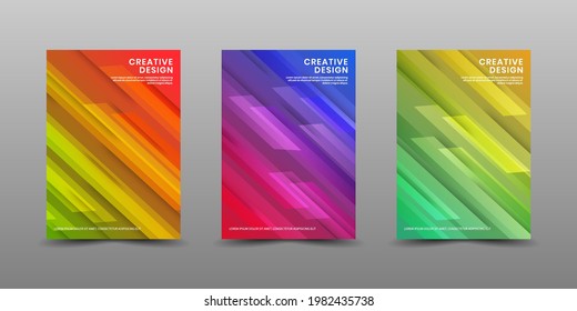 Minimal covers design. Modern background with abstract texture for use element poster, placard, catalog, banner, flyer, etc. Multicolor shapes with overlap layer style. Future geometric patterns.