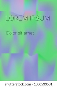 Minimal Covers Design, Modern, Stylish and Nice Looking Green and Blue Gradients.