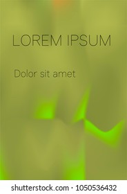 Minimal Covers Design, Modern, Stylish and Nice Looking Green and Yellow Gradients.