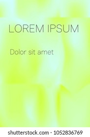 Minimal Covers Design, Modern, Stylish and Nice Looking Light Green and Blue Gradients.