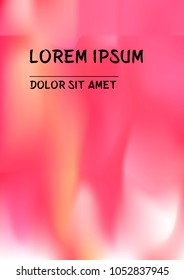 Minimal Covers Design, Modern, Stylish and Nice Looking Pink Gradients.