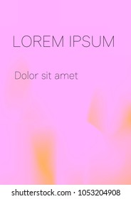 Minimal Covers Design, Modern, Stylish and Nice Looking Pink and Orange Gradients.