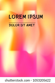 Minimal Covers Design, Modern, Stylish and Nice Looking Pink Gradients.