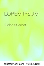 Minimal Covers Design, Modern, Stylish and Nice Looking Light Green and Blue Gradients.