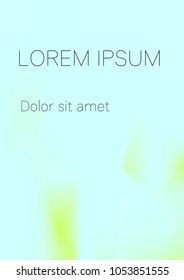 Minimal Covers Design, Modern, Stylish and Nice Looking Light Green and Blue Gradients.