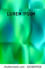 Minimal Covers Design, Modern, Stylish and Nice Looking Blue, Violet and Green Gradients.
