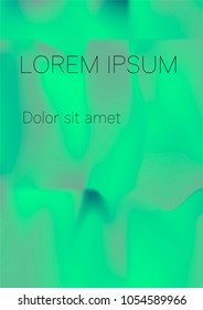 Minimal Covers Design, Modern, Stylish and Nice Looking Blue and Green Gradients.