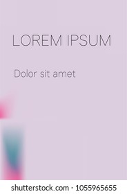 Minimal Covers Design, Modern, Stylish and Nice Looking Violet and Blue Gradients.