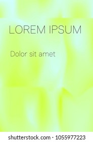 Minimal Covers Design, Modern, Stylish and Nice Looking Light Green and Blue Gradients.