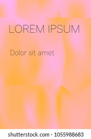 Minimal Covers Design, Modern, Stylish and Nice Looking Pink and Orange Gradients.