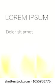Minimal Covers Design, Modern, Stylish and Nice Looking Yellow Gradients.