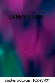 Minimal Covers Design, Modern, Stylish and Nice Looking Blue, Violet and Green Gradients.