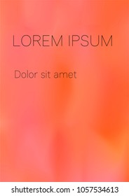Minimal Covers Design, Modern, Stylish and Nice Looking Pink and Orange Gradients.