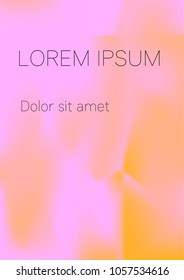 Minimal Covers Design, Modern, Stylish and Nice Looking Pink and Orange Gradients.