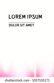 Minimal Covers Design, Modern, Stylish and Nice Looking Pink Gradients.