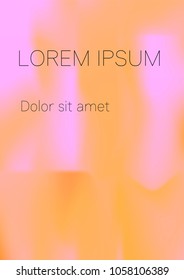 Minimal Covers Design, Modern, Stylish and Nice Looking Pink and Orange Gradients.