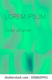 Minimal Covers Design, Modern, Stylish and Nice Looking Blue and Green Gradients.