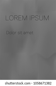 Minimal Covers Design, Modern, Stylish and Nice Looking Grey Gradients.