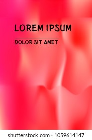 Minimal Covers Design, Modern, Stylish and Nice Looking Pink Gradients.