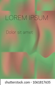 Minimal Covers Design, Modern, Stylish and Nice Looking Green and Pink Gradients.