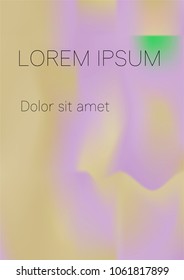 Minimal Covers Design, Modern, Stylish and Nice Looking Pink, Yellow and Green Gradients.