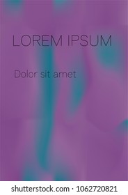 Minimal Covers Design, Modern, Stylish and Nice Looking Violet and Blue Gradients.