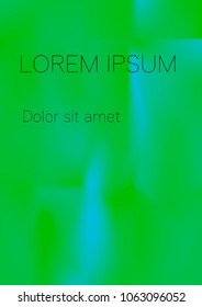 Minimal Covers Design, Modern, Stylish and Nice Looking Green and Blue Gradients.