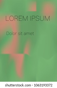 Minimal Covers Design, Modern, Stylish and Nice Looking Green and Pink Gradients.