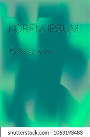 Minimal Covers Design, Modern, Stylish and Nice Looking Blue and Green Gradients.