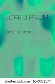 Minimal Covers Design, Modern, Stylish and Nice Looking Blue and Green Gradients.