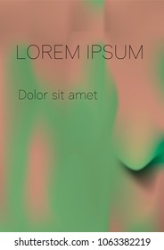 Minimal Covers Design, Modern, Stylish and Nice Looking Green and Pink Gradients.