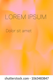 Minimal Covers Design, Modern, Stylish and Nice Looking Pink and Orange Gradients.