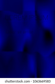Minimal Covers Design, Modern, Stylish and Nice Looking Blue Gradients.