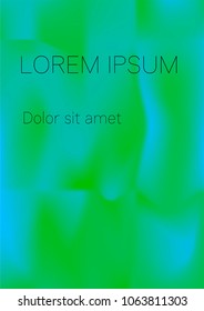 Minimal Covers Design, Modern, Stylish and Nice Looking Green and Blue Gradients.
