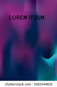 Minimal Covers Design, Modern, Stylish and Nice Looking Blue, Violet and Green Gradients.