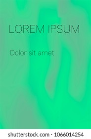 Minimal Covers Design, Modern, Stylish and Nice Looking Blue and Green Gradients.