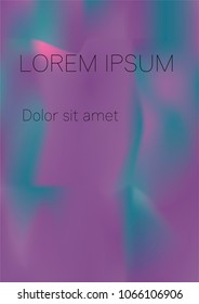 Minimal Covers Design, Modern, Stylish and Nice Looking Violet and Blue Gradients.
