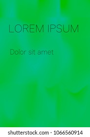 Minimal Covers Design, Modern, Stylish and Nice Looking Green and Blue Gradients.