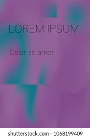 Minimal Covers Design, Modern, Stylish and Nice Looking Violet and Blue Gradients.