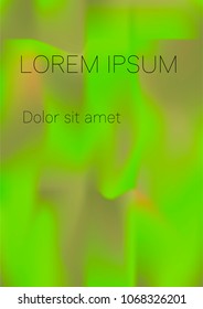 Minimal Covers Design, Modern, Stylish and Nice Looking Green and Yellow Gradients.