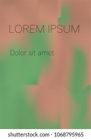 Minimal Covers Design, Modern, Stylish and Nice Looking Green and Pink Gradients.