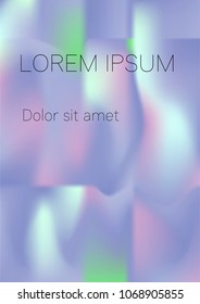 Minimal Covers Design, Modern, Stylish and Nice Looking Green and Blue Gradients.