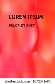 Minimal Covers Design, Modern, Stylish and Nice Looking Pink Gradients.
